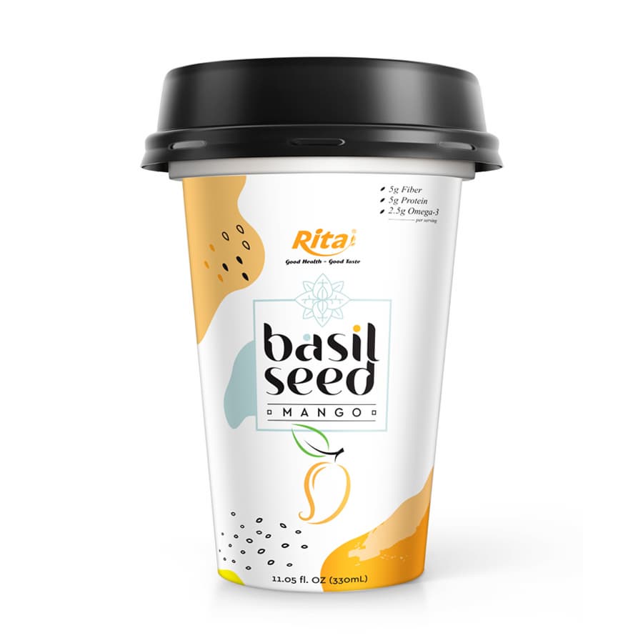 PP Cup 330ml Basil Seed With Mango Juice