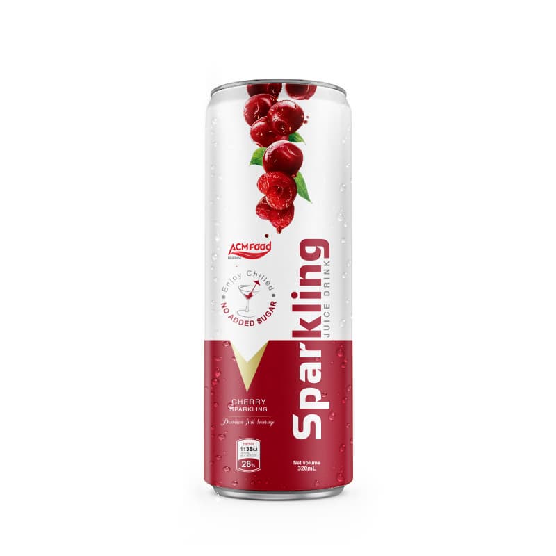 320ml ACM Cherry Sparkling Juice from ACM Food MAnufacturer