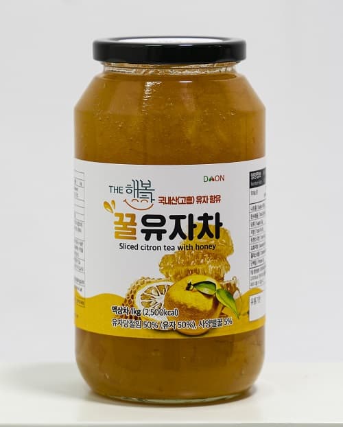 Honey citron tea made of Korean citron