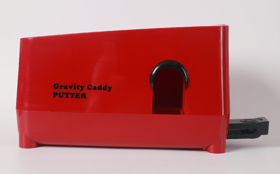 Semi Automatic Golf Ball Dispenser by one touch pedal_Gravity Caddy Putter