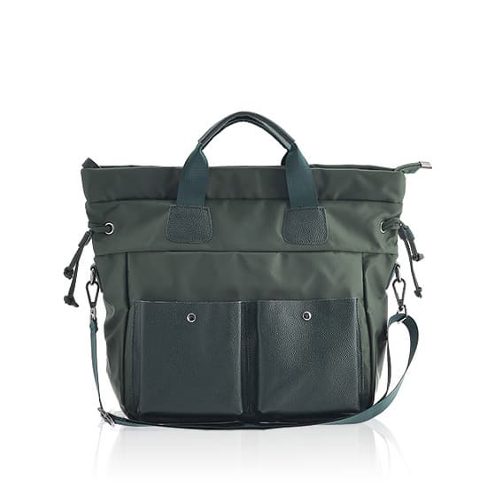 Nadia Leather Comfy Backpack Khaki _TH9CEB02KAKF_