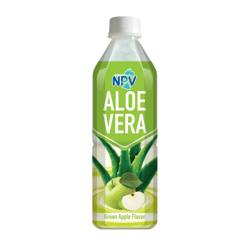 HOT SELLING ALOE VERA JUICE WITH GREEN APPLE FLAVOR 500ML PET BOOTLE