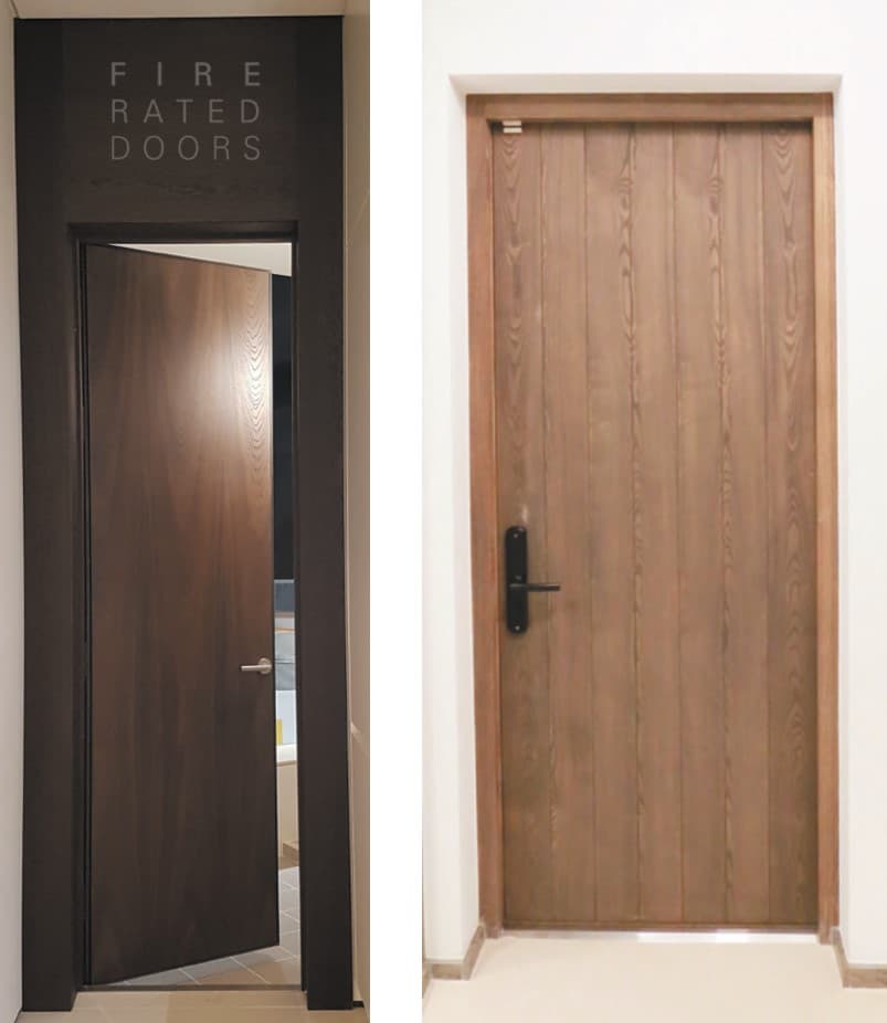 Wooden Fire rated door