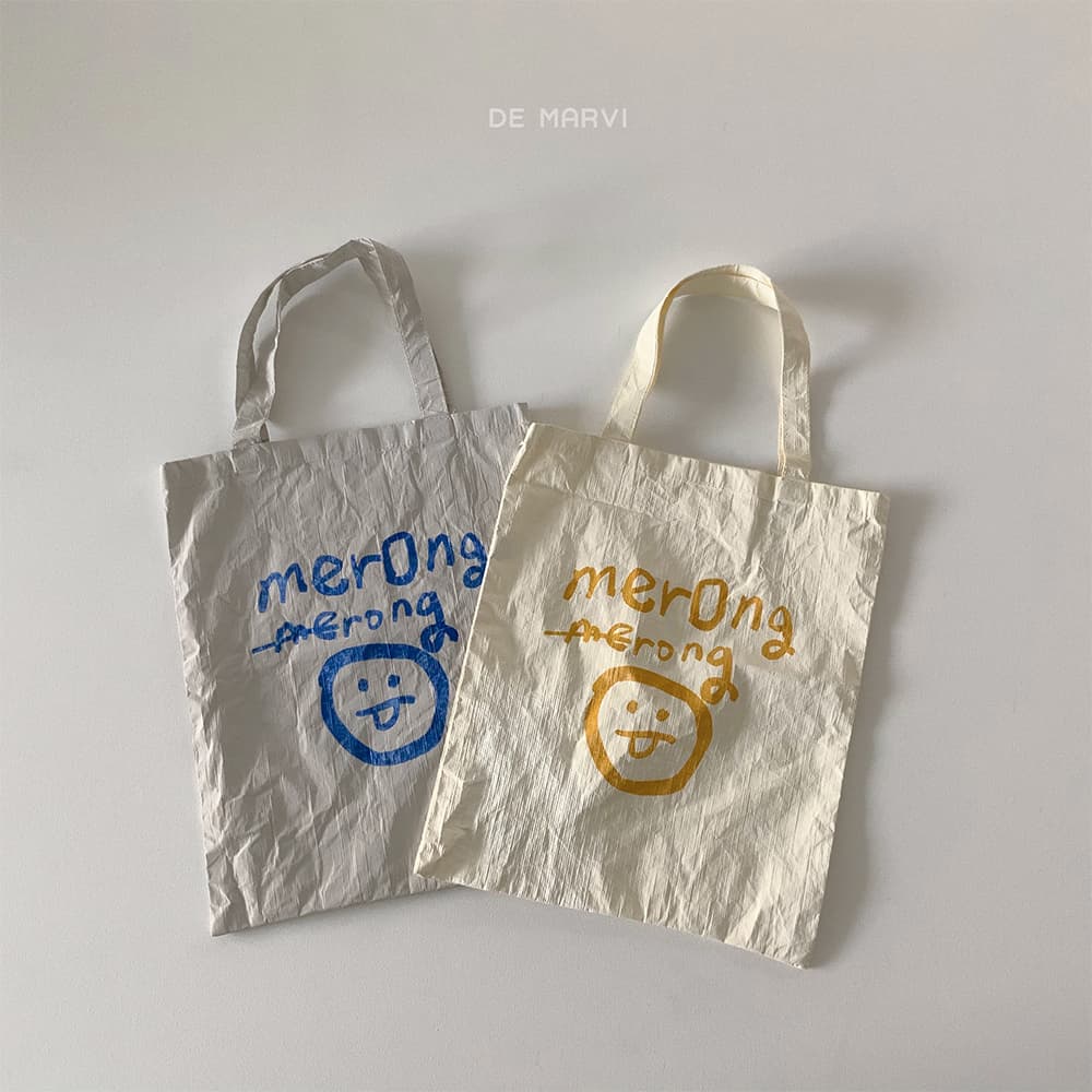 DE MARVI Kids Toddler Cute Drawing Tote Bag Girls Boys Fashion Korean Manufacturer MADE IN KOREA