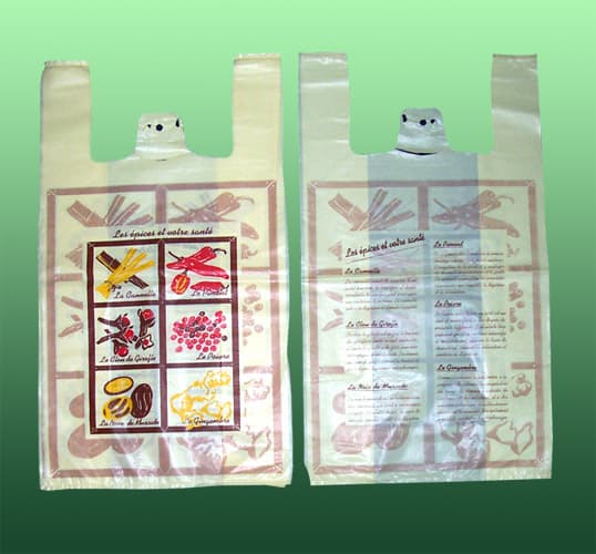 HDPE T-shirt bag (Plastic bag/Shopping bag/Grocery bag/vest handle bag)