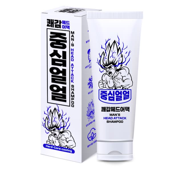 Joongsim ulul Super Cool Kick Head Attack Cooling Shampoo