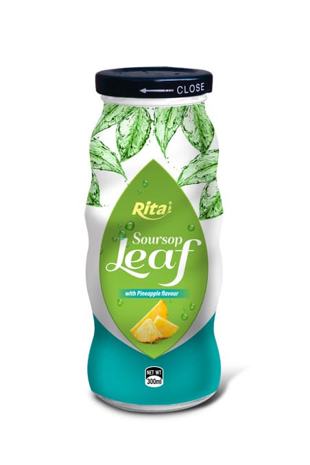 300ml Soursop Leaf Green Tea Drink With Pineapple Flavour