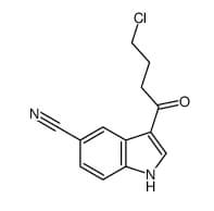 3__4_Chlorobutanoyl__1H_indole_5_carbonitrile