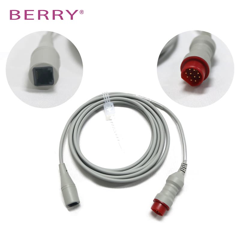 Berry BD 9pin compatible IBP transducer adapter cable