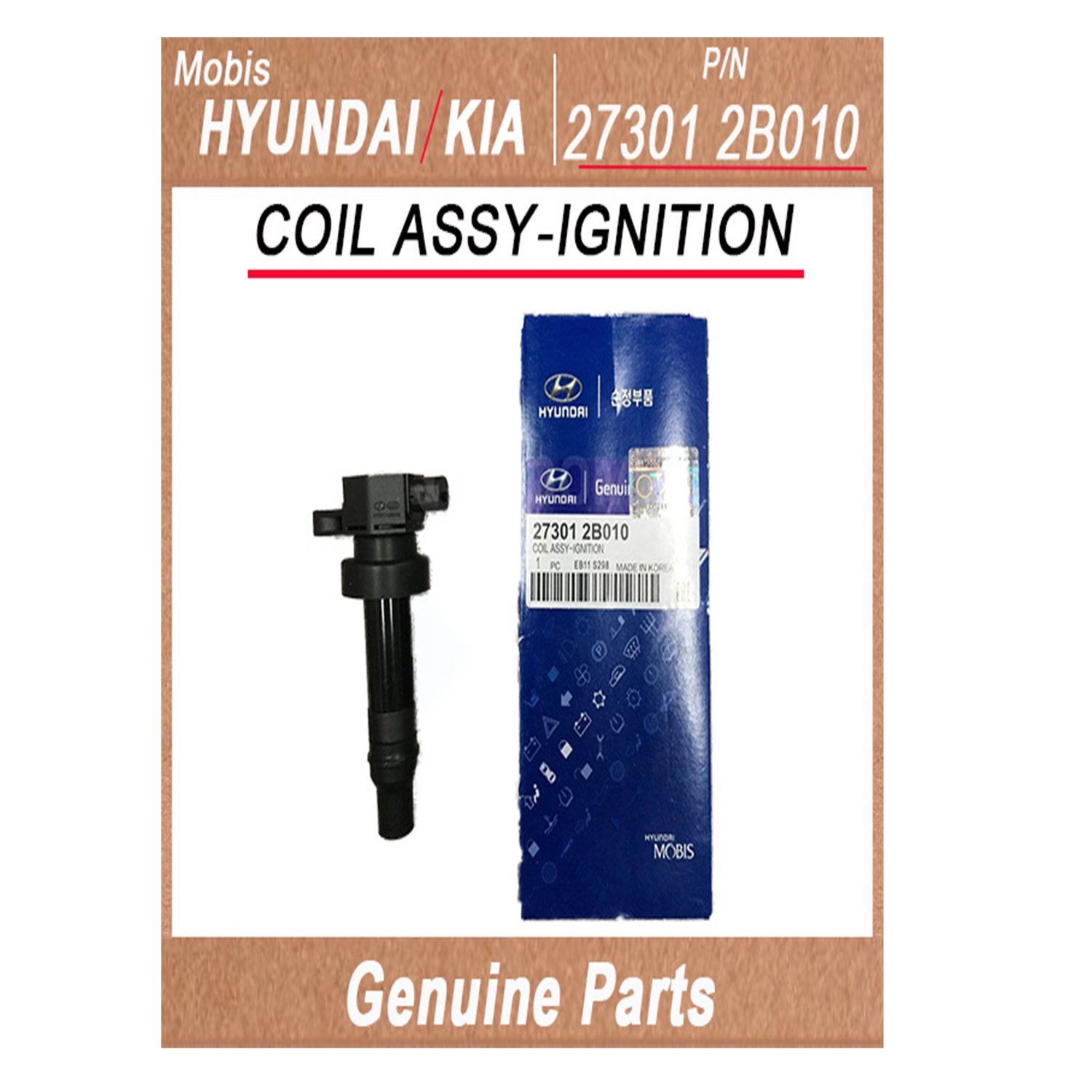 273012B010 _ COIL ASSY_IGNITION _ Genuine Korean Automotive Spare Parts _ Hyundai Kia _Mobis_