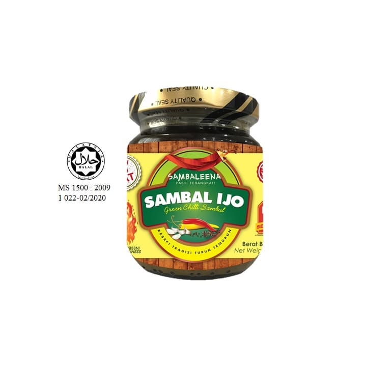 Sambaleena Sambal Ijo Green Chili Sambal _150 gm_