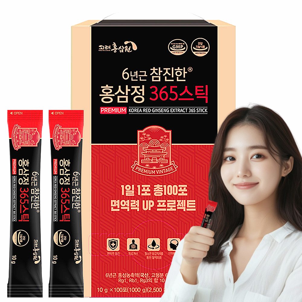 Premium Korea  Red Ginseng Extrack 365 Stick