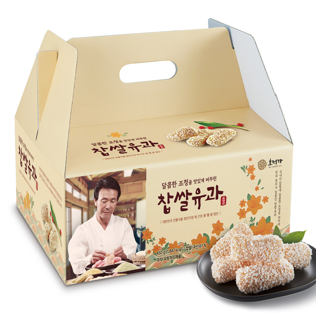 Changpyeong Hangwa_Korean Traditional Cookie_ Yugwa Set_450g