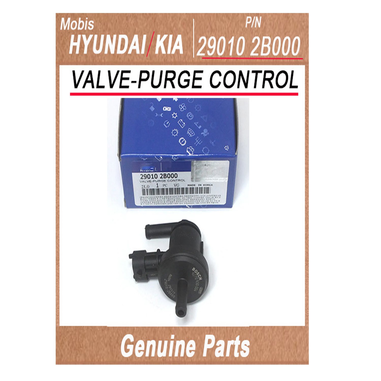 290102B000 _ VALVE_PURGE CONTROL _ Genuine Korean Automotive Spare Parts _ Hyundai Kia _Mobis_