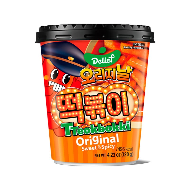 DELIEF Tteokbokki Cup Original Sweet _ Spicy