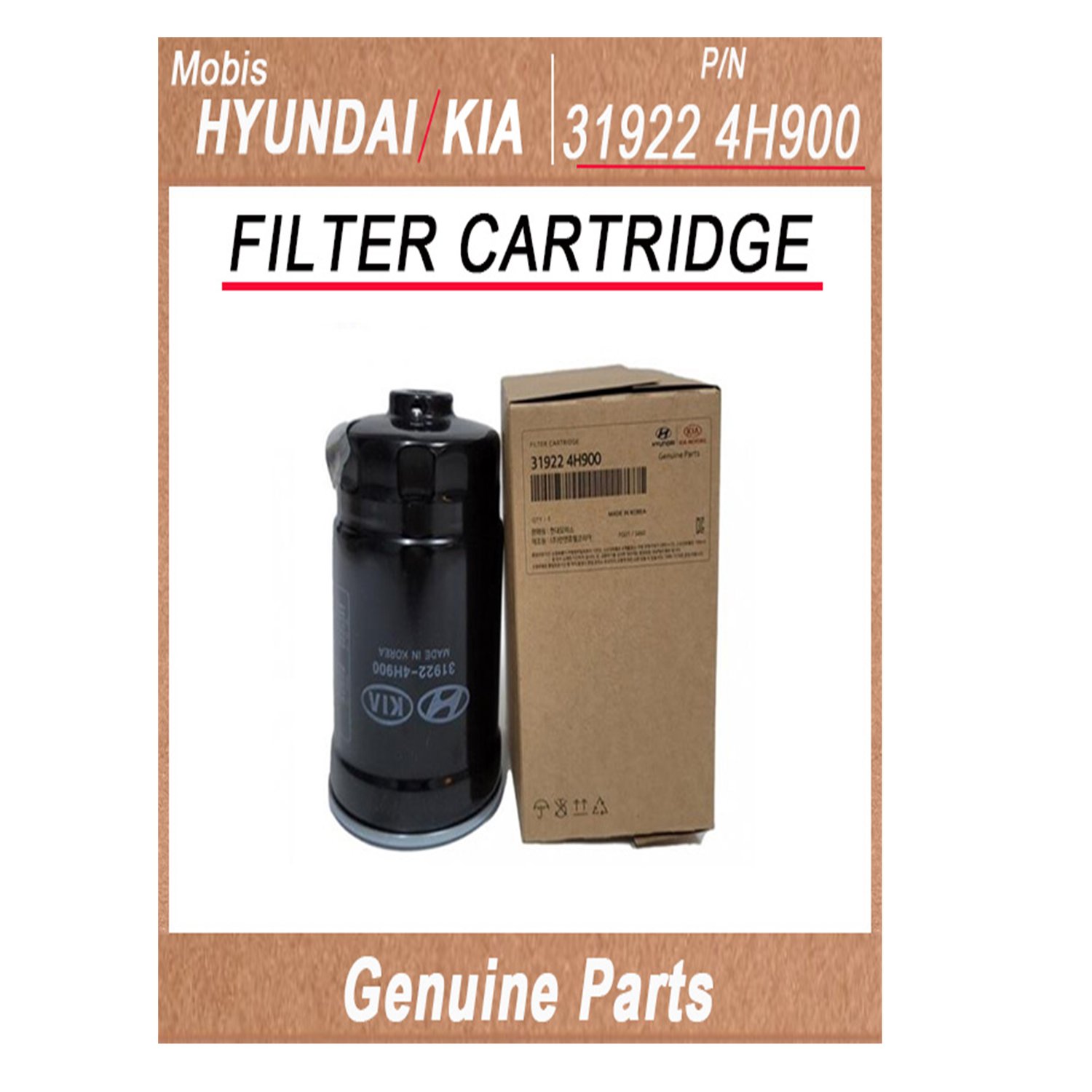 319224H900 _ FILTER CARTRIDGE _ Genuine Korean Automotive Spare Parts _ Hyundai Kia _Mobis_