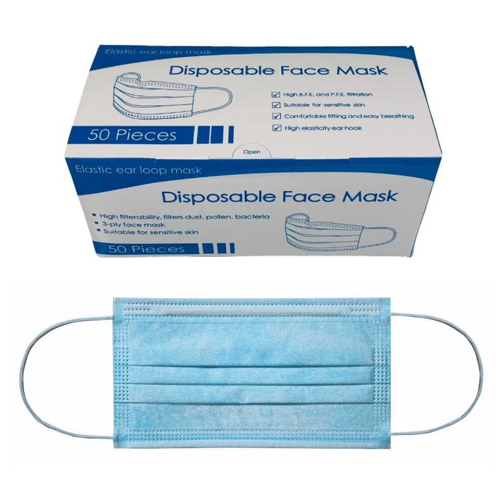 3 Ply Disposable Medical Face Mask Neutral 50pcs_Box