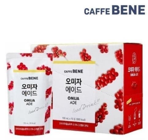 Caffe Bene pouched ade and coffee