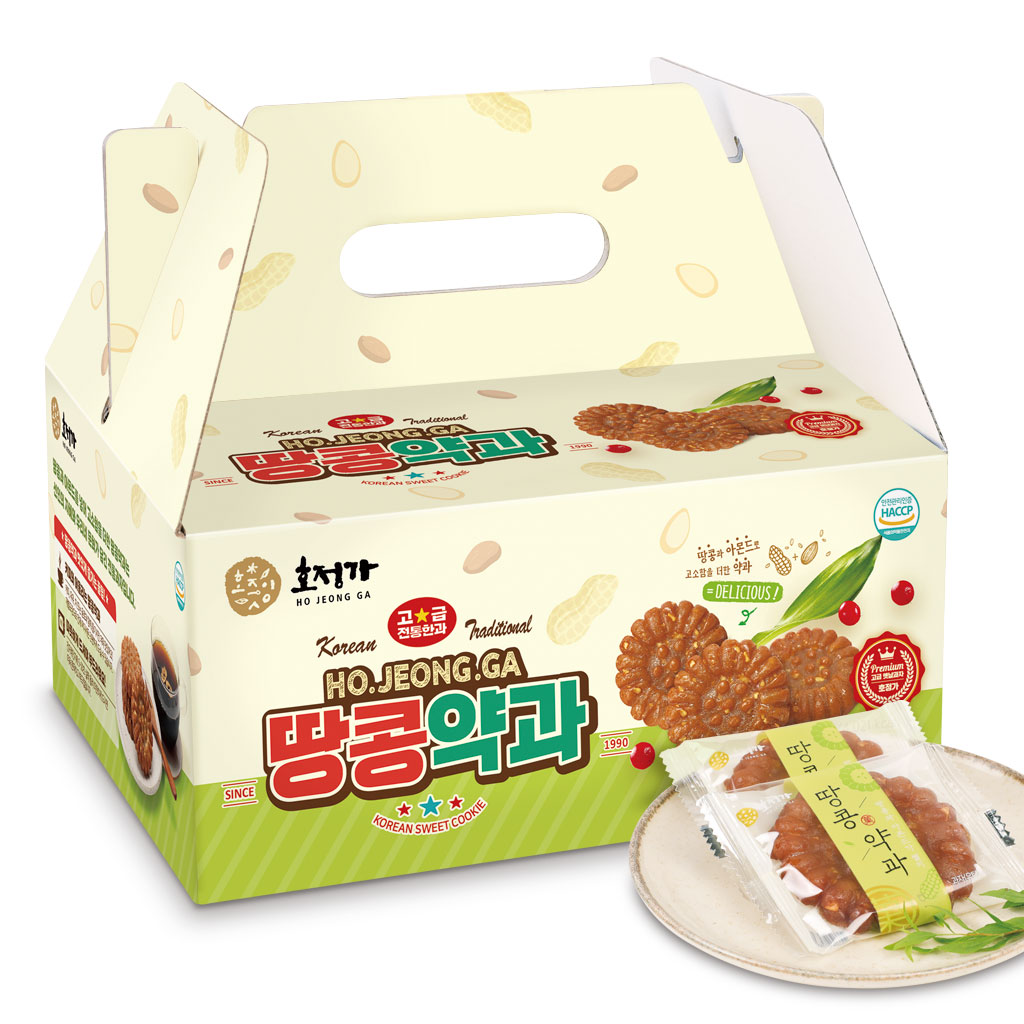 Hojeongga Peanut Yakgwa _Deep_fried Honey Cookie_ Set_1kg