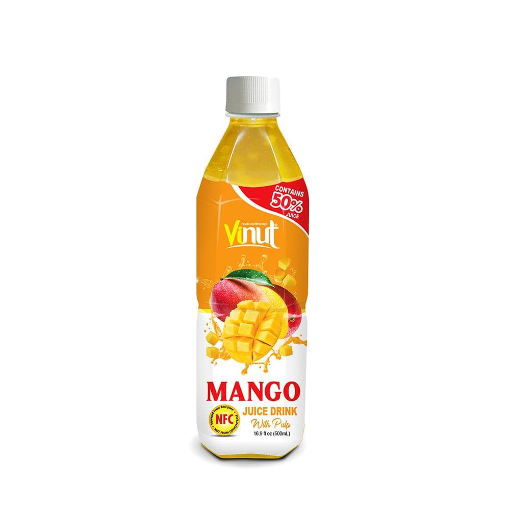16_9 fl oz 500ml PET bottle VINUT NFC 50_ Mango Juice Drink with pulp