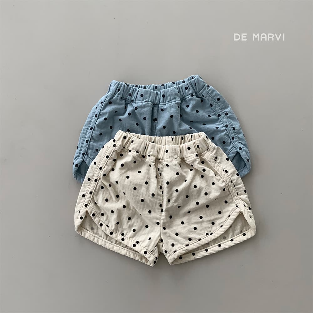 DE MARVi Kids Toddler Dots Casual Shorts Boys Girls Summer Pants Wholesale Korean Manufacturer