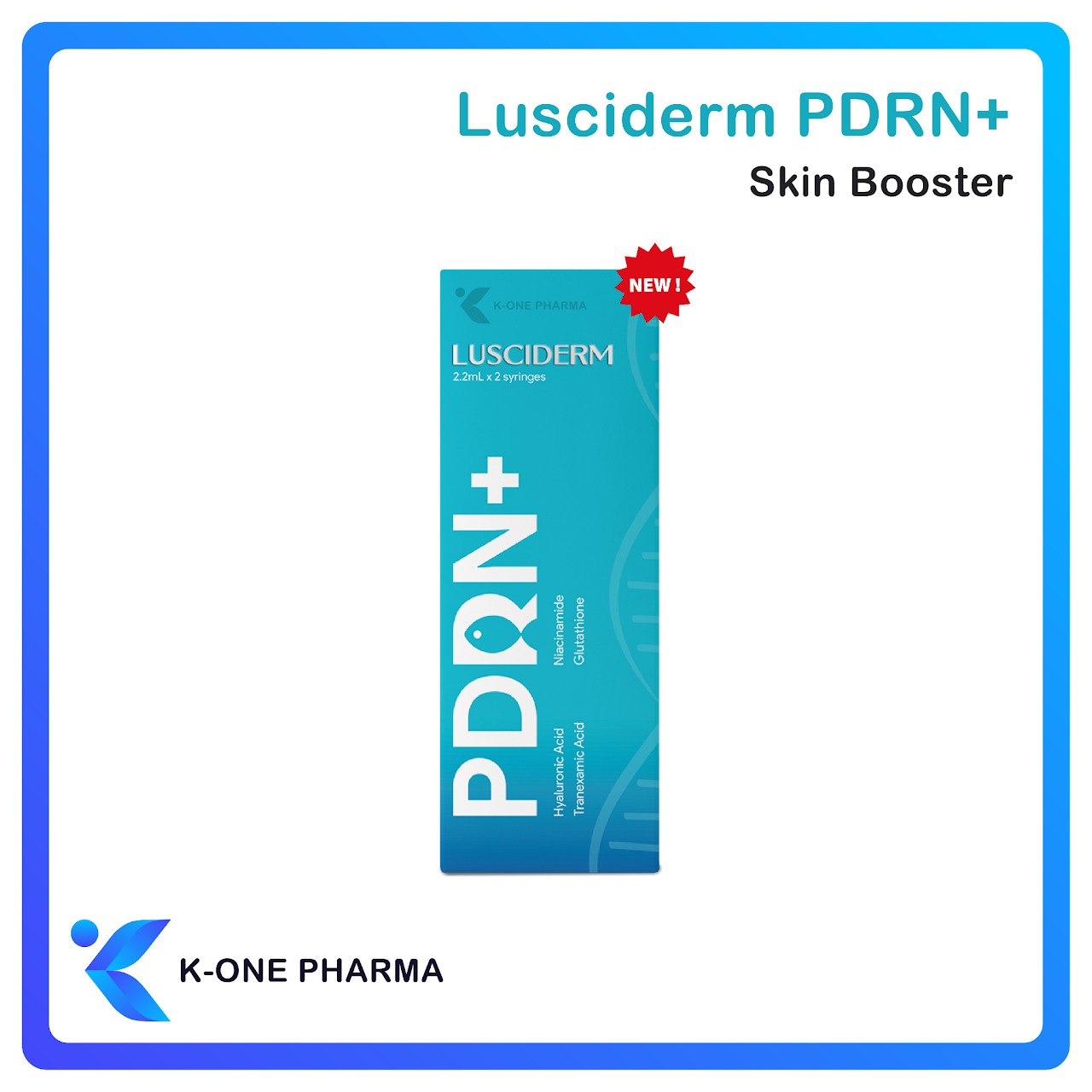 LUSCIDERM PDRN_ Skin Booster_ Hydratation_ R_g_n_ration de la peau_ _claircissement_ Rajeunissement