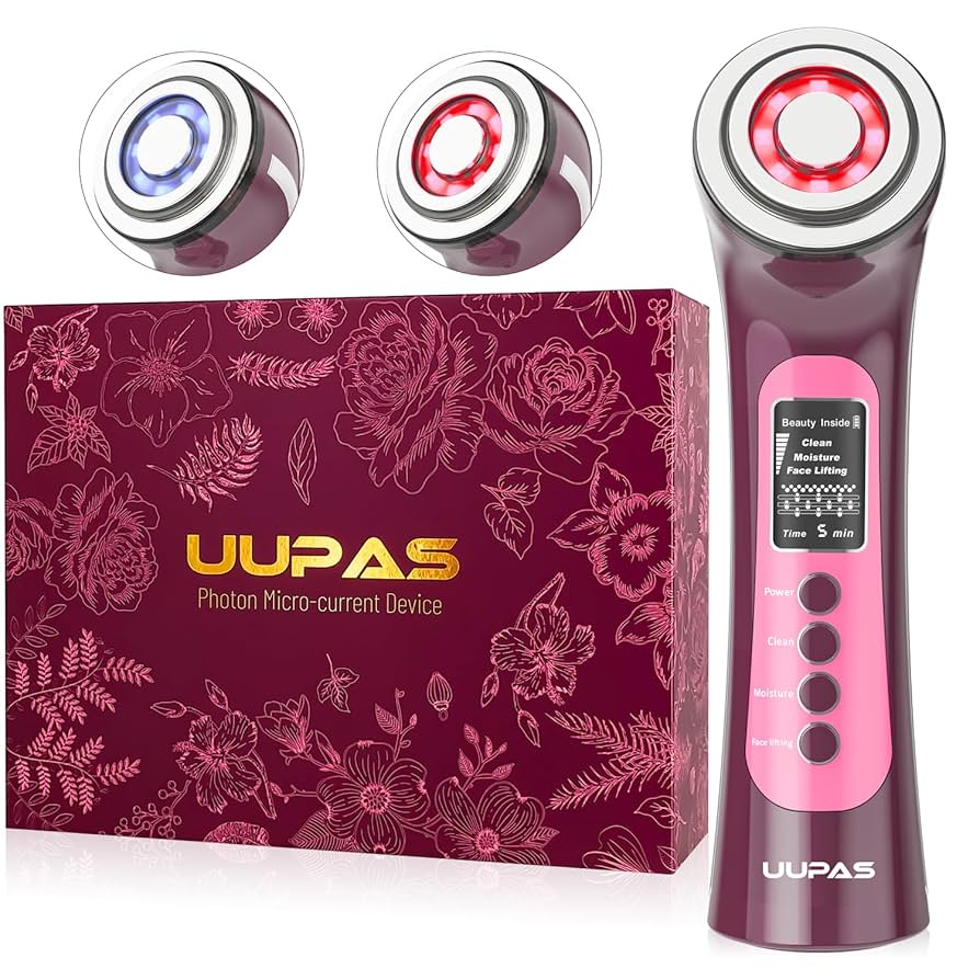 VEGAS II ALPHA anti_aging devices microcurrent technology _90 kHz_ red LED light therapy