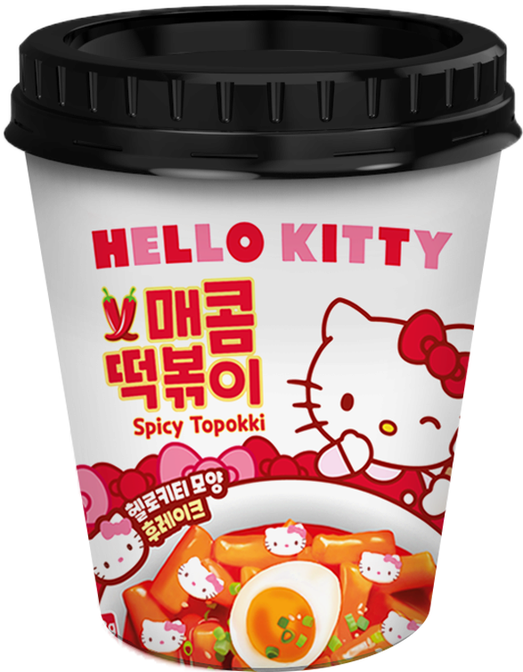 HELLO KITTY CUP TOPOKKI_RICE NOODLE_