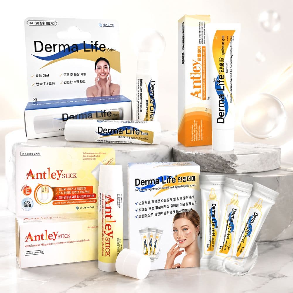 Scar Remover _ Scar Care Medical Device with CPX Silicone and Vitamin C Derivative