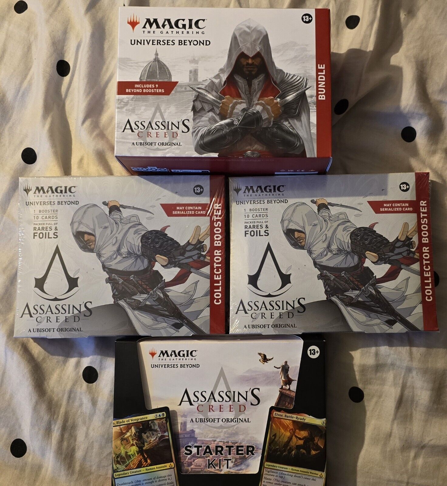 Magic_ The Gathering _ Assassin_s Creed Bundle  9 Beyond Boosters _ Accessories  Collectible Tradi