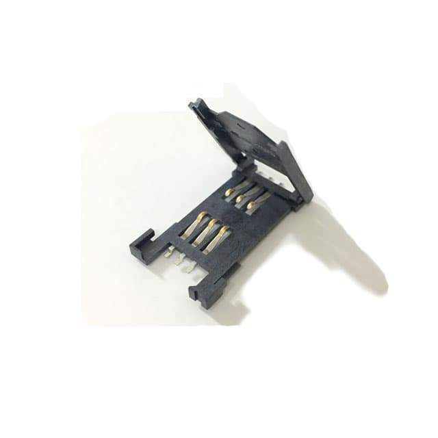 sim card socket hinge with swith function 6pin_card holder