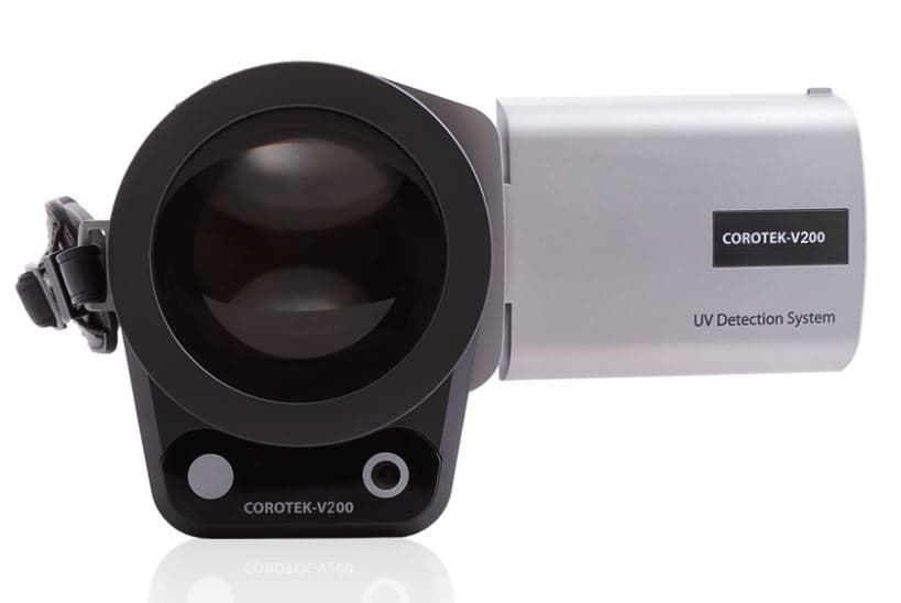 Ultraviolet camera for detecting high voltage discharge