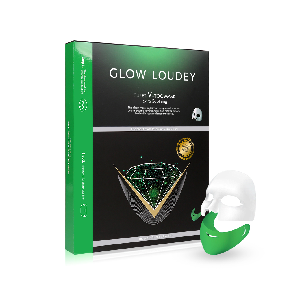 Skincare Lifting Mask__Glow Loudey_ Culet V_Toc Soothing