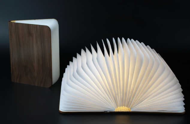 Tyvek Paper Folded LED Book Lamp