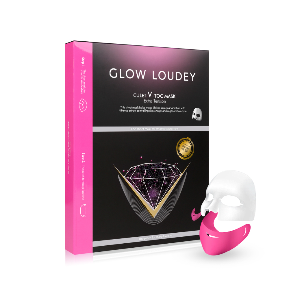 Skincare Lifting Mask__Glow Loudey_ Culet V_Toc Tension