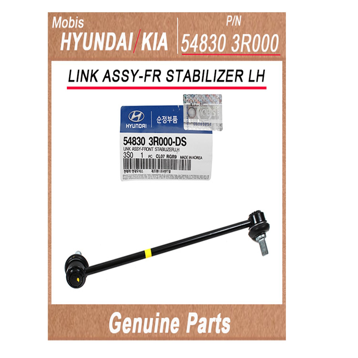 548303R000 _ LINK ASSY_FR STABILIZER LH _ Genuine Korean Automotive Spare Parts _ Hyundai Kia _Mobis