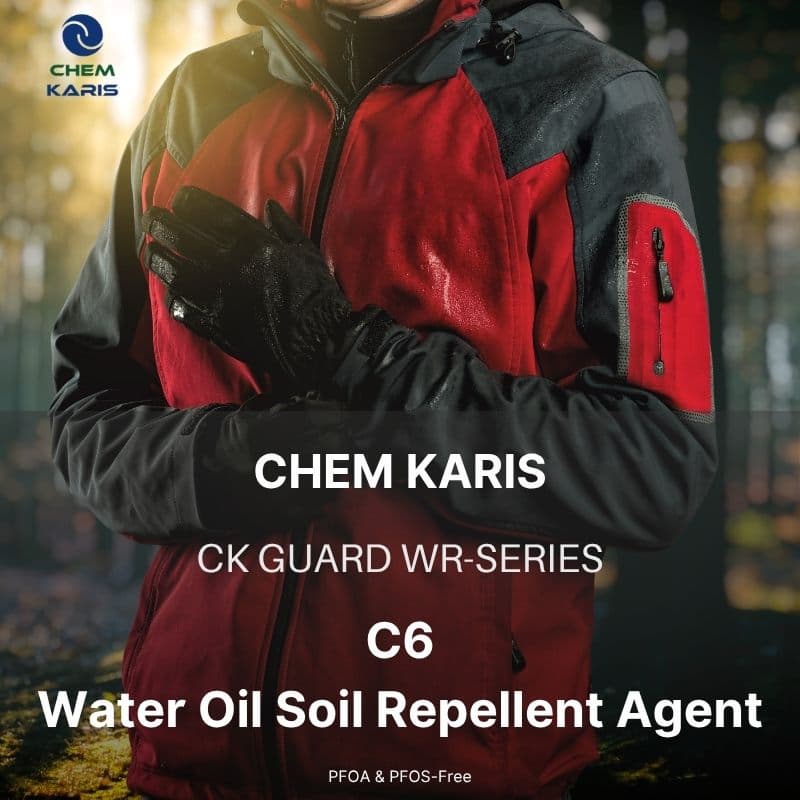CK GUARD WR-SERIES C6 water oil soil repellent chemical for textile finishing