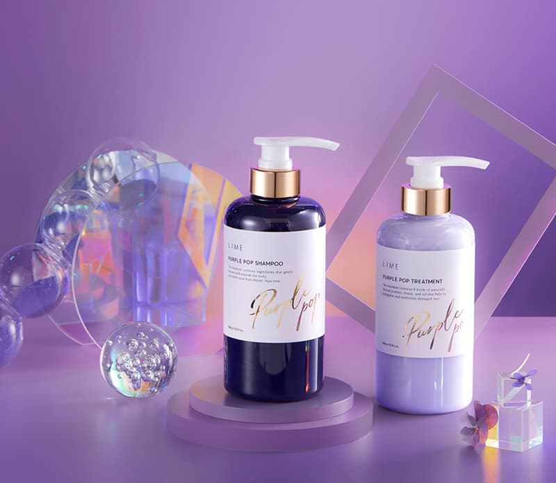 LIME Purple_Pop Shampoo _ Treatment_ hair care