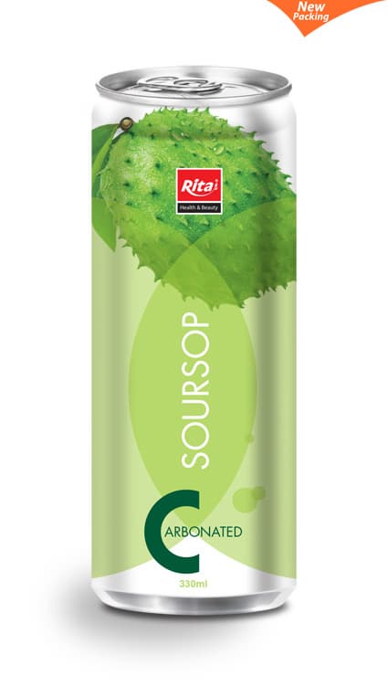 Best 330ml Can Carbonated Soursop Drink