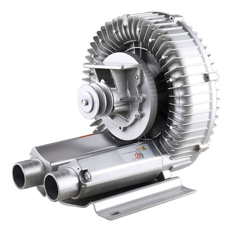 Without electric motor bare shaft belt driven ring blower side channel blower