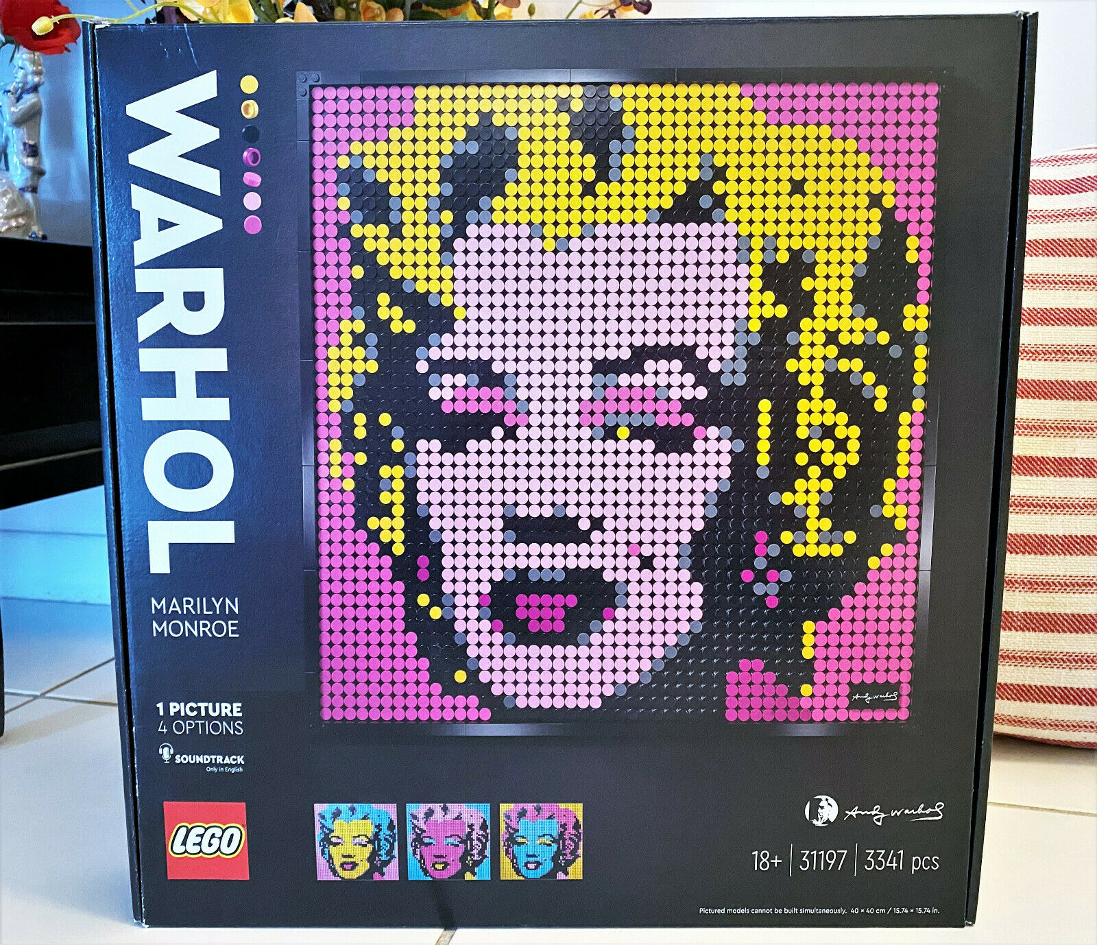 LEGO Art 31197 Andy Warhol_s Marilyn Monroe _3341 Pcs Part_ _ Authentic