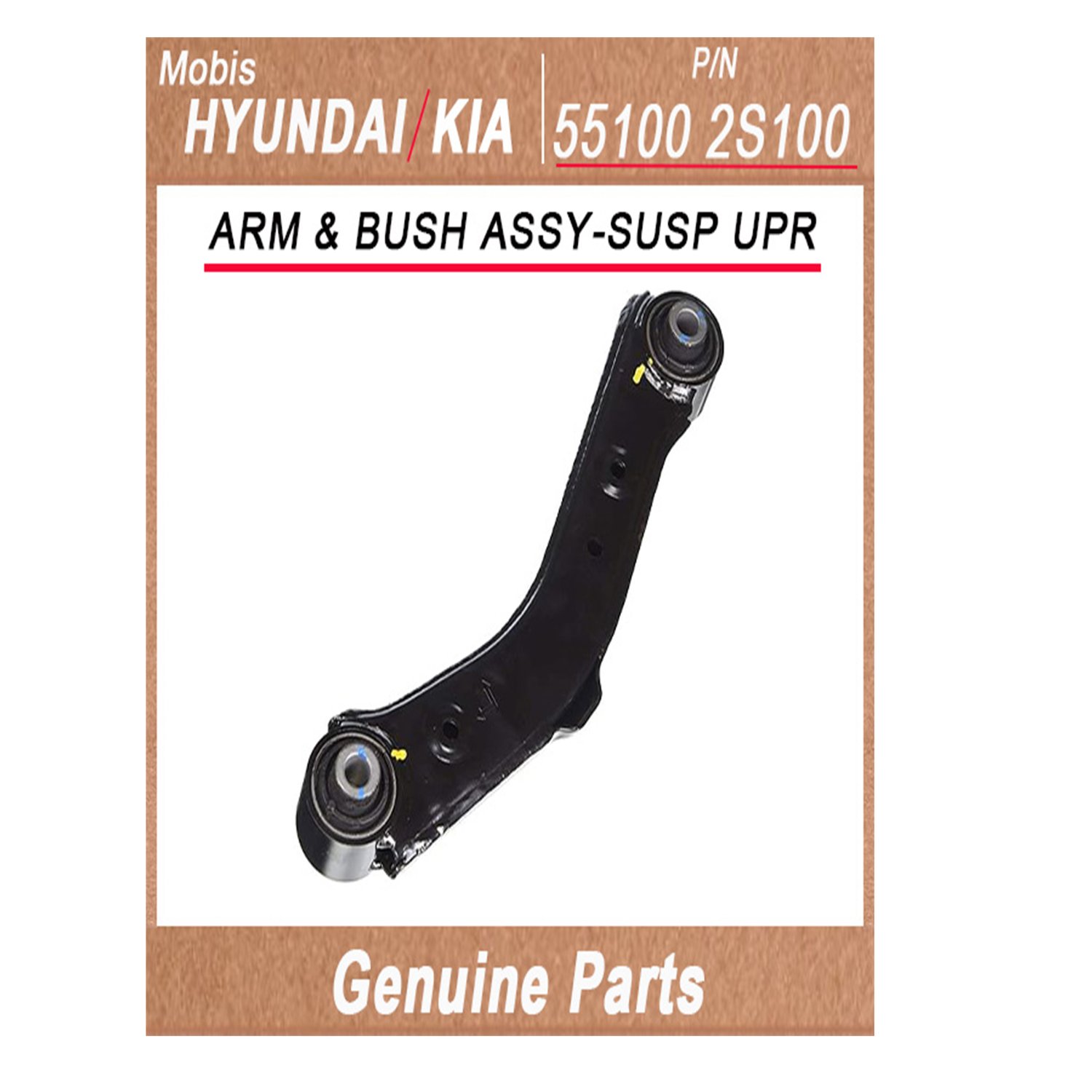 551002S100 _ ARM _ BUSH ASSY_SUSP UPR _ Genuine Korean Automotive Spare Parts _ Hyundai Kia _Mobis_