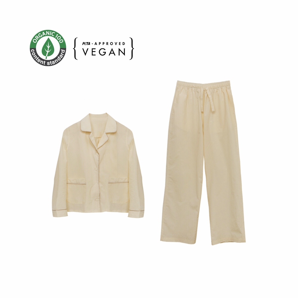 Organic Cotton Long_sleeves Pajamas set L