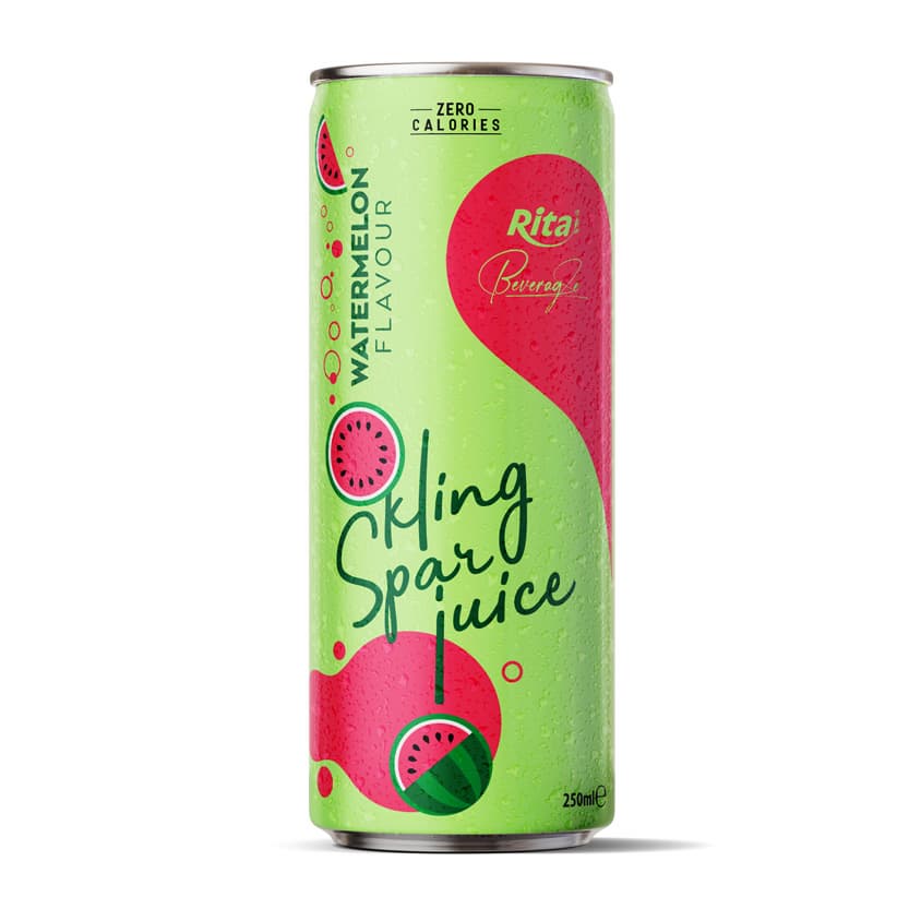 Sparkling Juice With Watermelon Flavour 250ml Cans from RITA