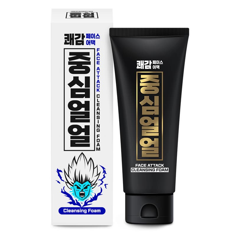 Joongsim ulul Super Cool Kick Face Attack Facial Foam Cleanser