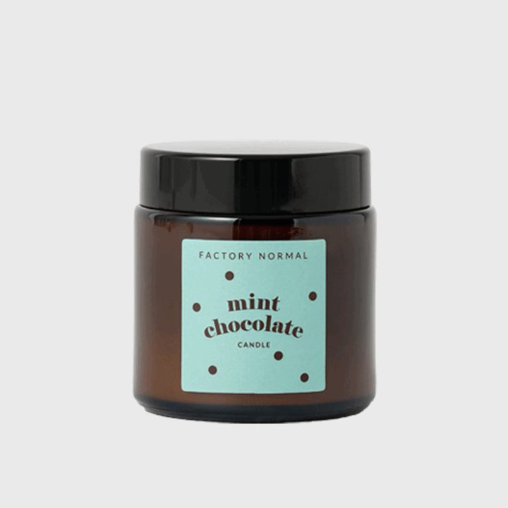 Brown Bottle Mint Chocolate  Candle 105g _Small_