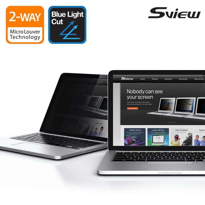 Sview 2way Privacy Screen Protector for Laptop