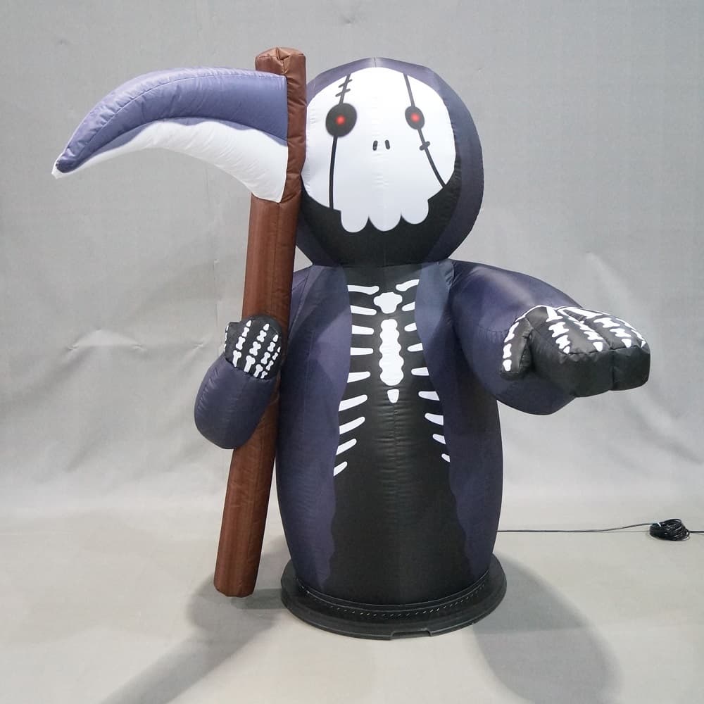Skeleton Reaper on Halloween Day Inflatable