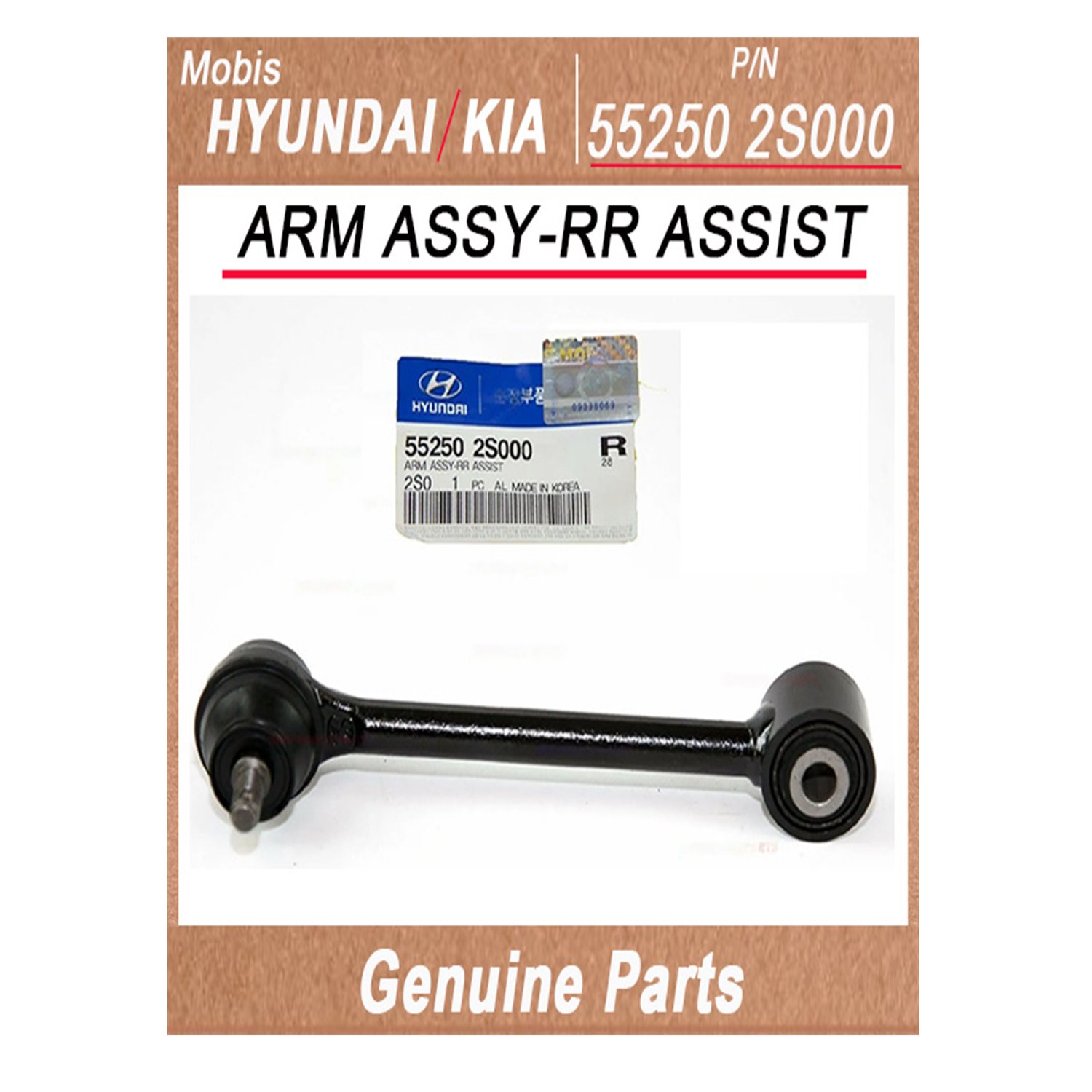 552502S000 _ ARM ASSY_RR ASSIST _ Genuine Korean Automotive Spare Parts _ Hyundai Kia _Mobis_