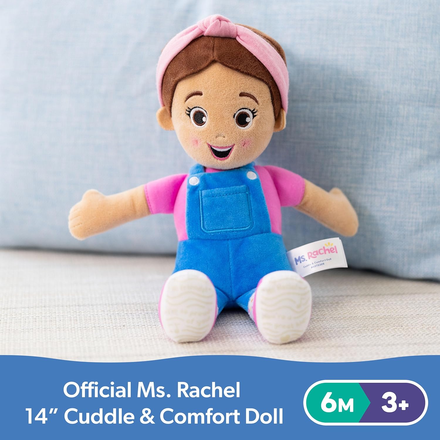 Ms_ Rachel Official Cuddle _ Comfort Doll_ 11_ Basic Plush Baby Toy_ Toddler